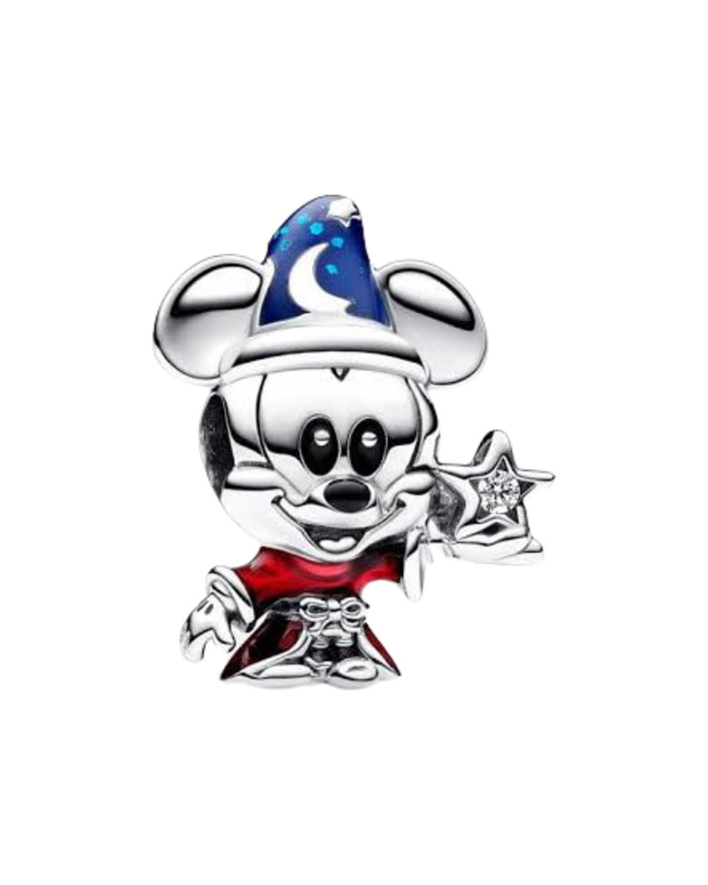 Berloque Mickey Feiticeiro Prata 925