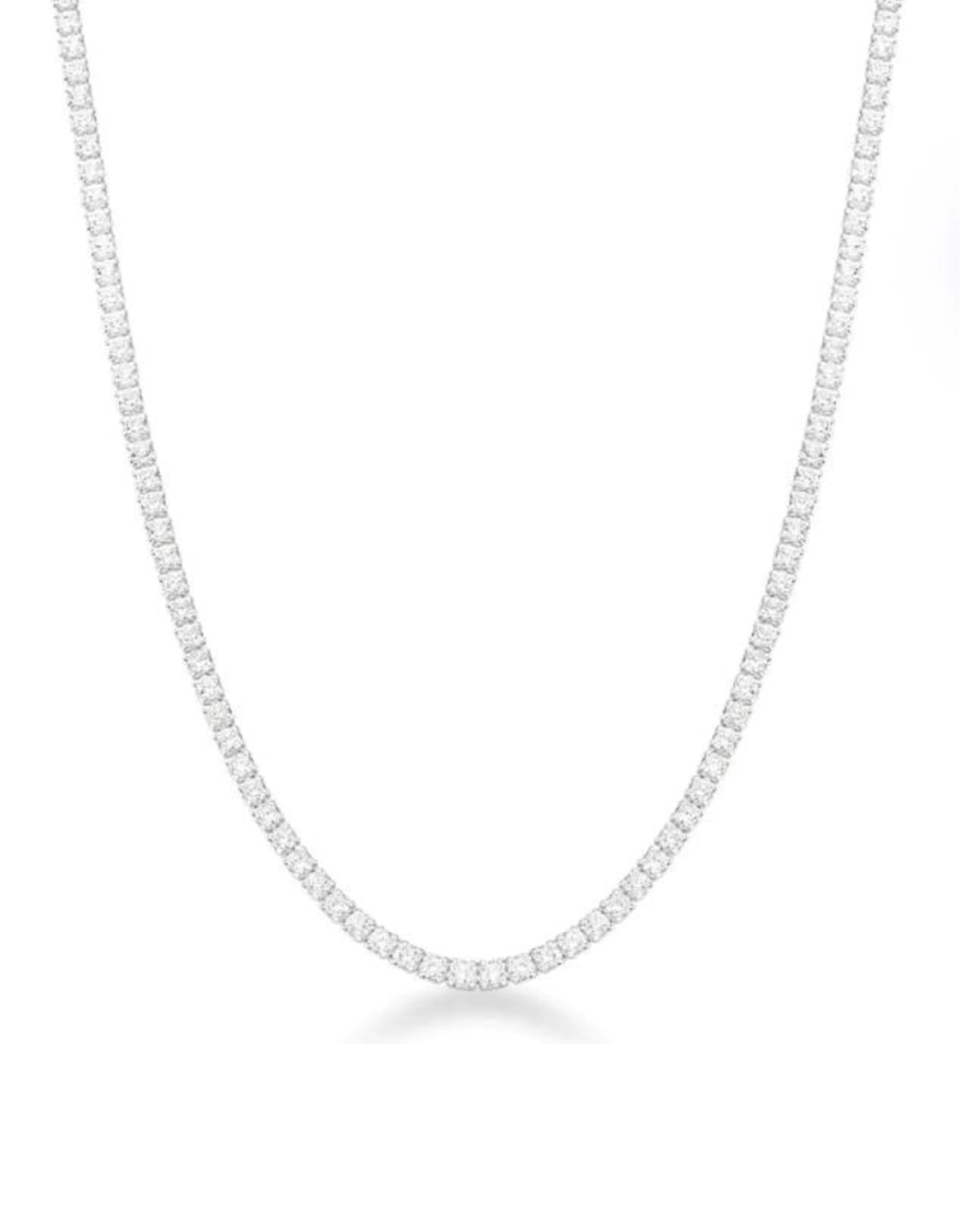 Choker De Prata Riveira Estilo Único 45 cm