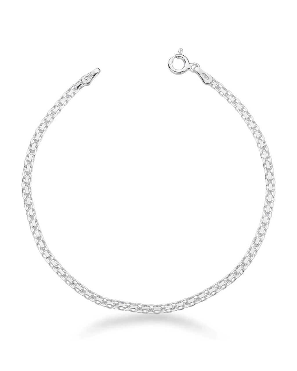 Pulseira de Prata Bismark Elegância e Sofisticação em Cada Elo