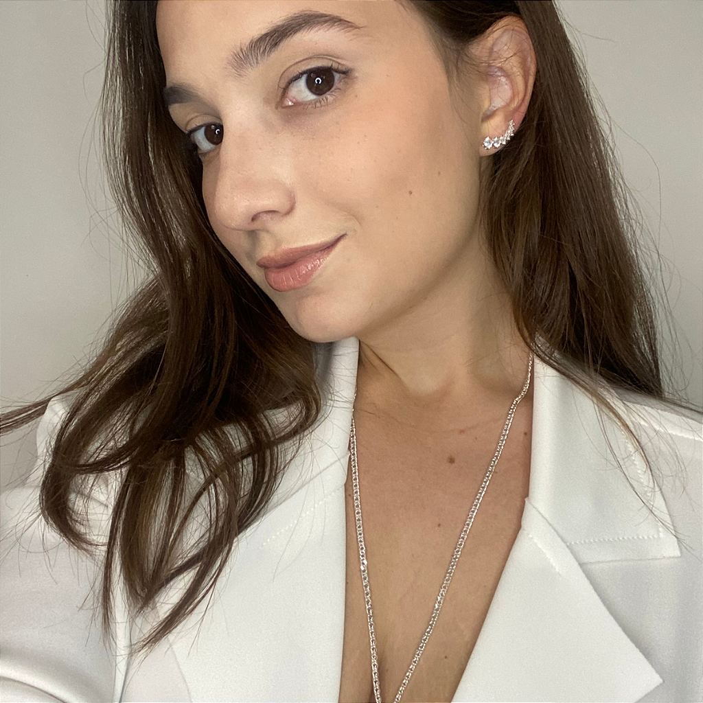 Ear Cuff De Prata Riveira Glamour e Elegância