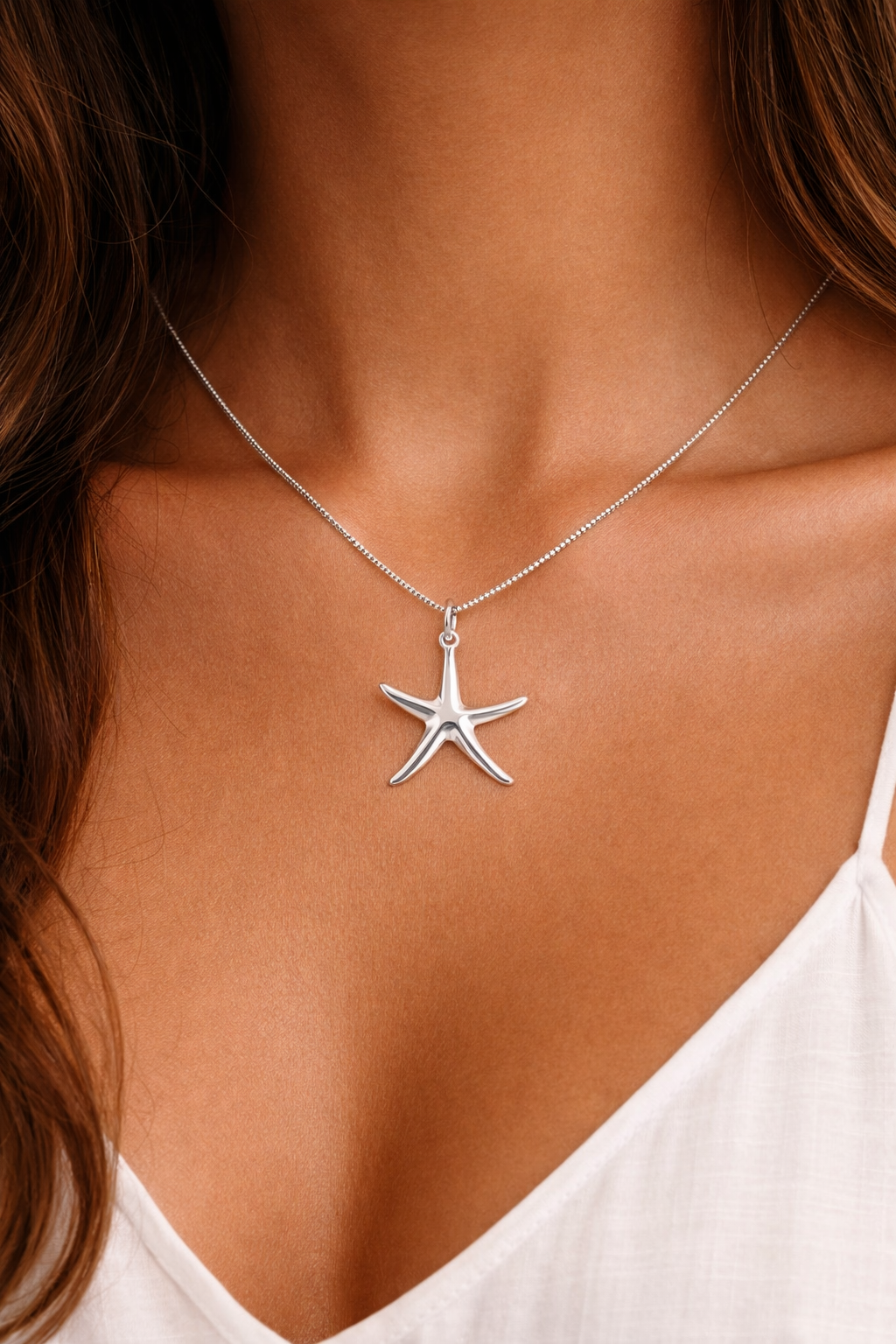 Colar Estrela do Mar Prata 925