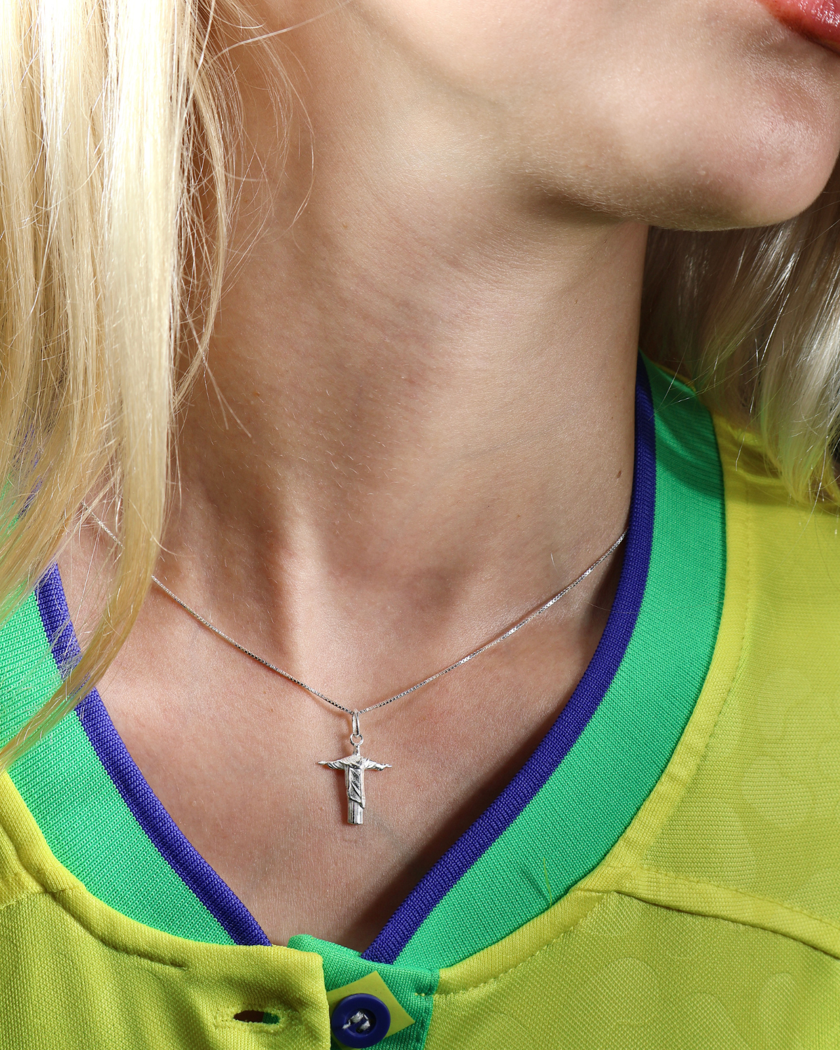Colar Cristo Redentor Prata 925