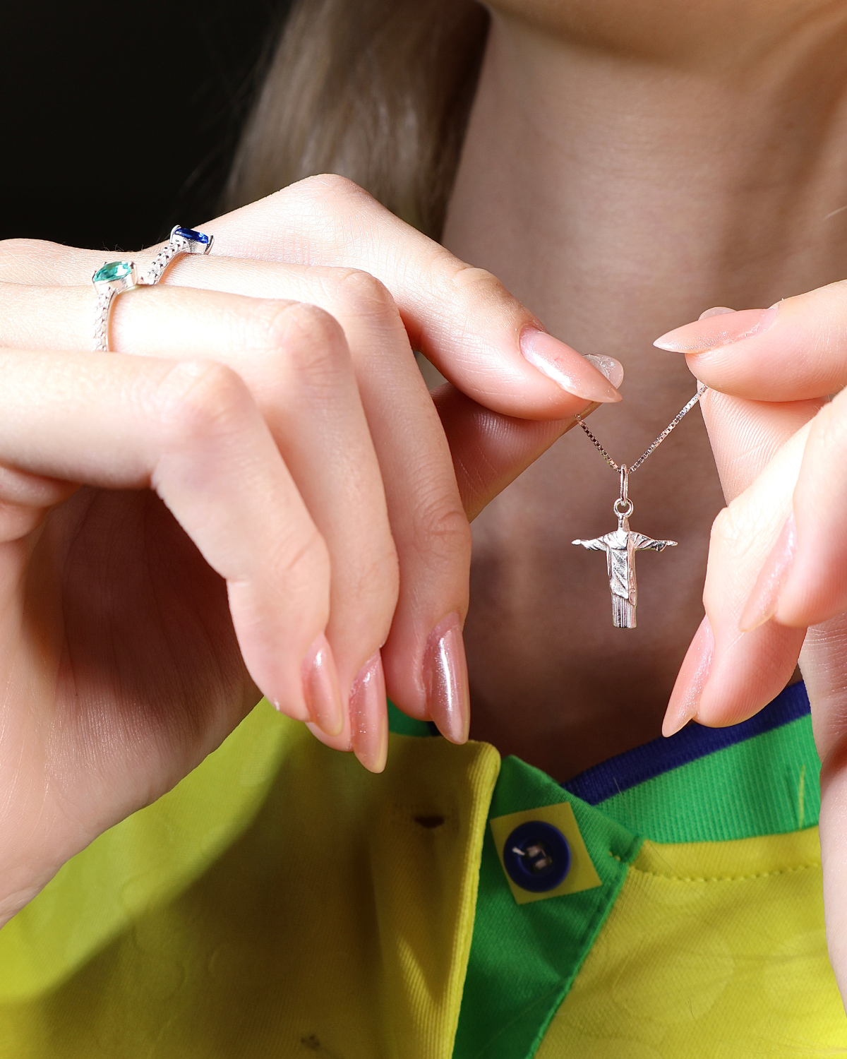 Colar Cristo Redentor Prata 925