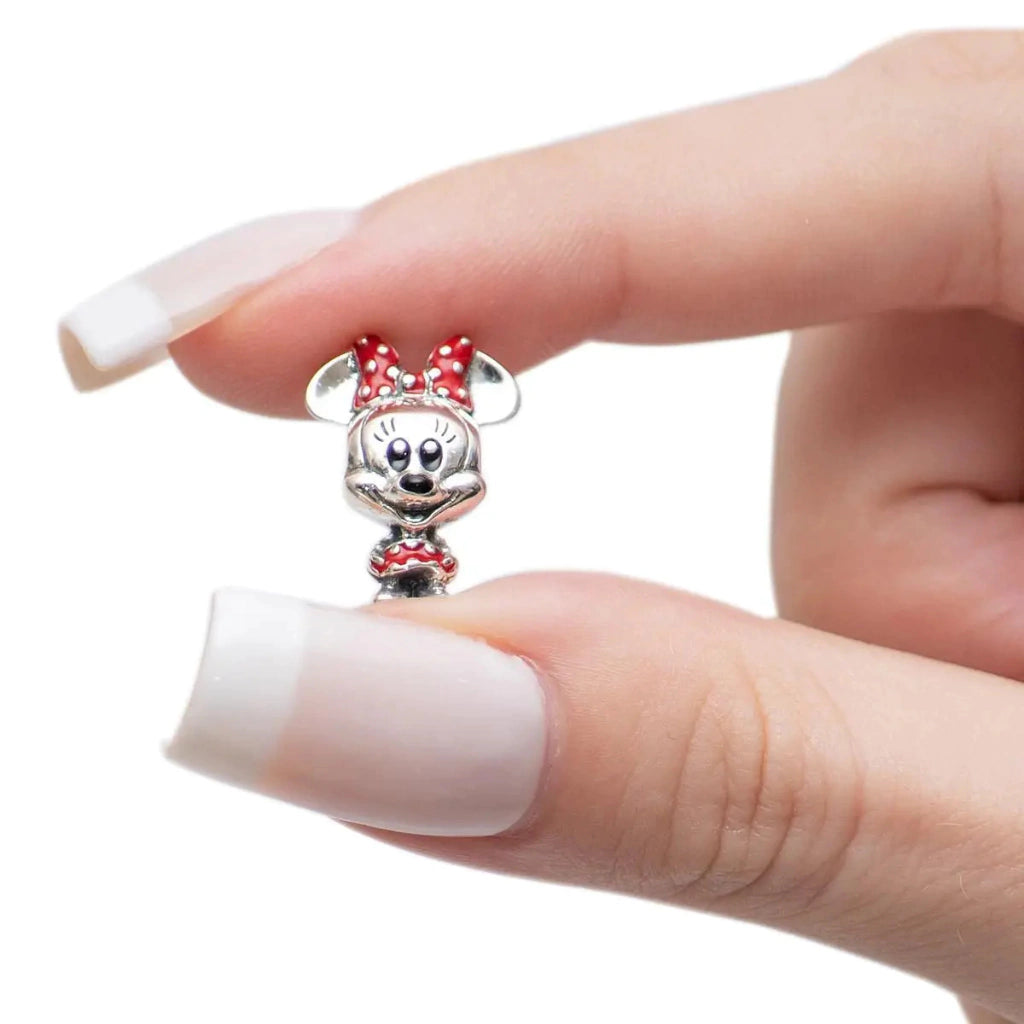 Berloque Minnie Baby Prata 925