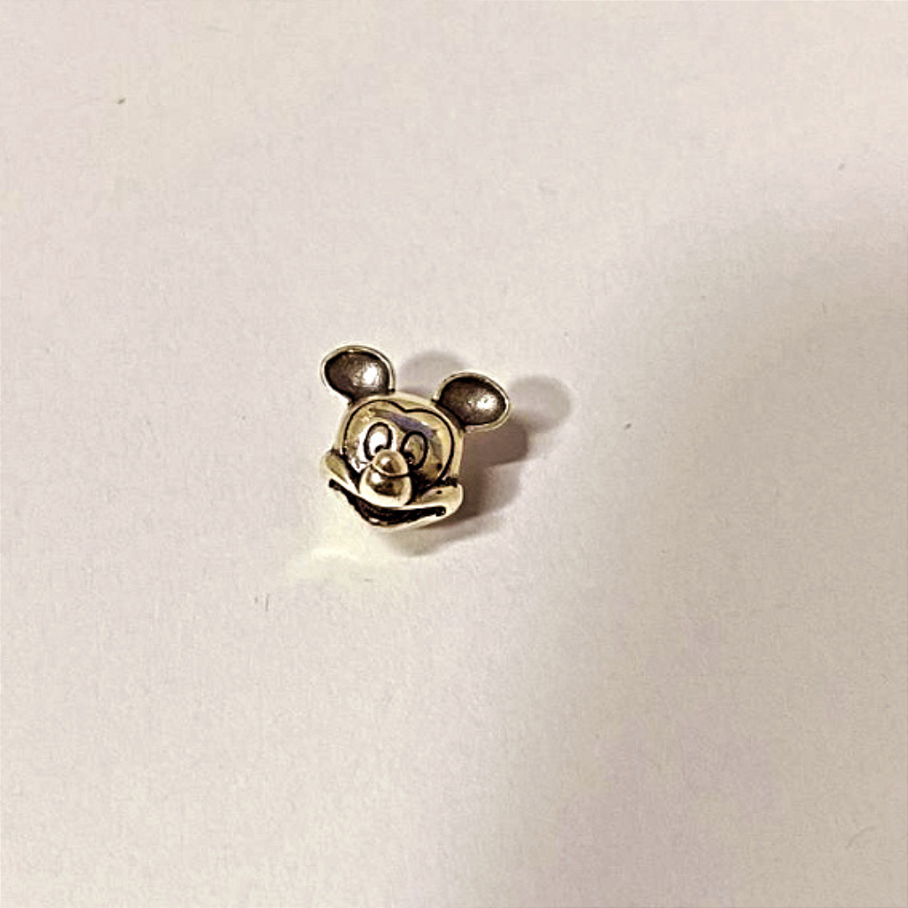 Berloque De Prata Mickey Mouse Encante-se Pela Magia Em Prata 925
