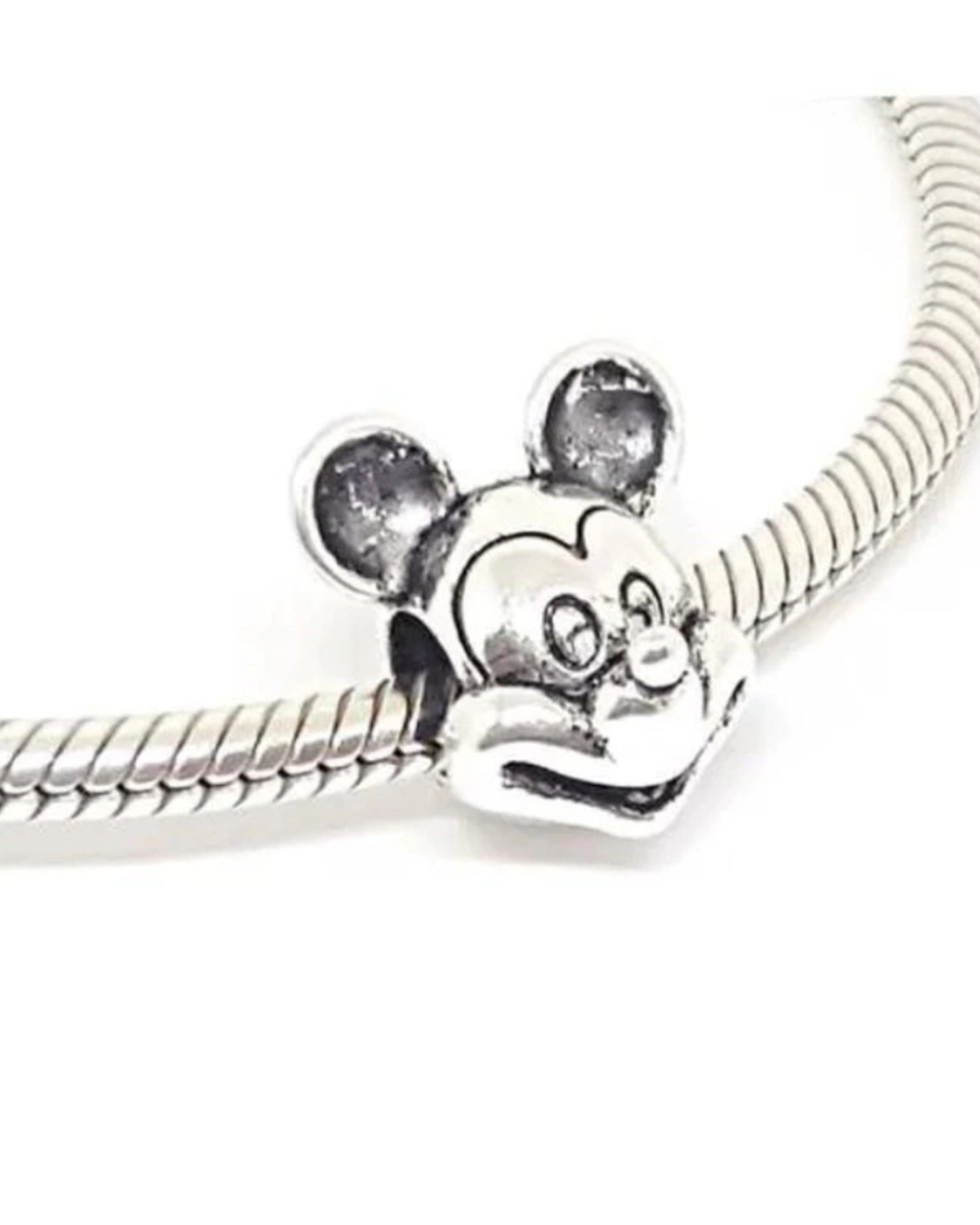 Berloque De Prata Mickey Mouse Encante-se Pela Magia Em Prata 925