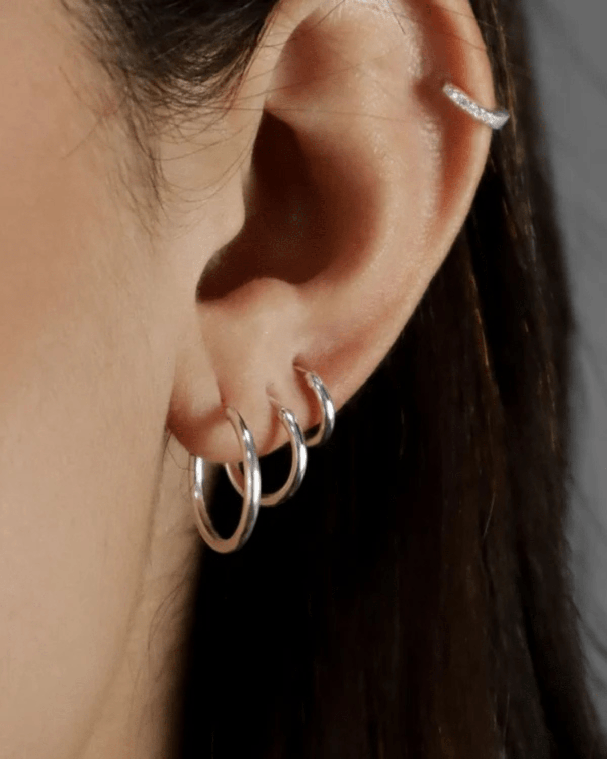 Kit Brinco Trio Argolinhas de Prata 925 - Karina Pratas