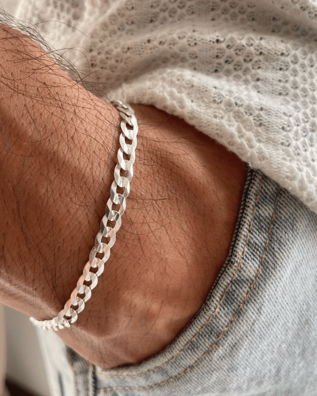 Pulseira Grumet 5 mm Em Prata 925 - Karina Pratas