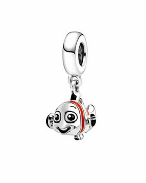 Berloque Pingente Joia Prata 925 Nemo Disney Peixe Palhaço