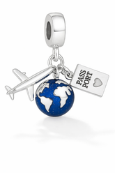 Berloques Viagem em Prata 925