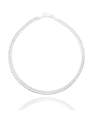 Pulseira De Prata Grumet 3 MM Elegância e Durabilidade em Cada Elo