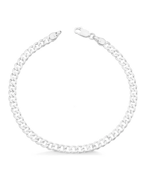 Pulseira De Prata Grumet 5MM Sofisticação e Estilo