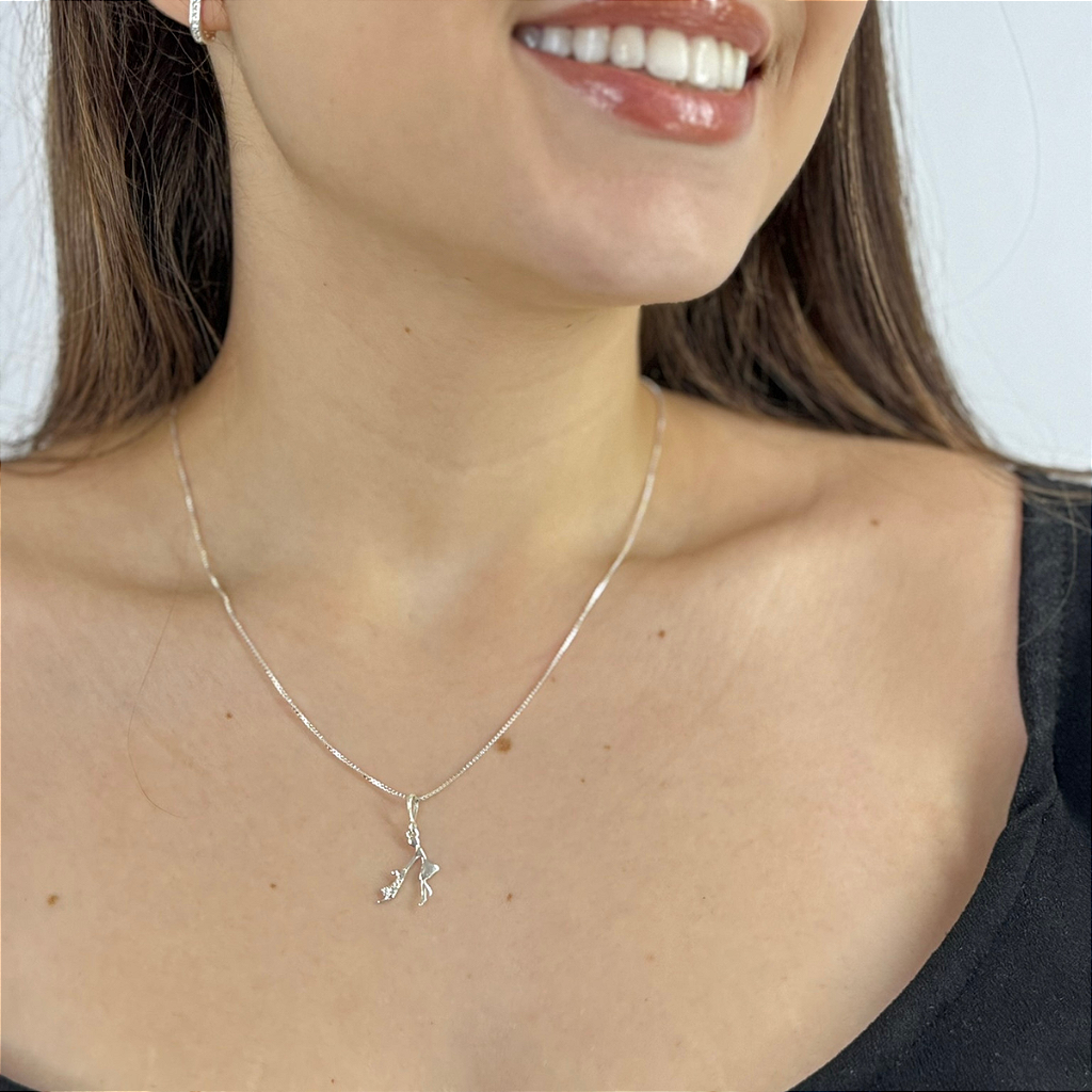 Colar De Prata Mãe e Filha Amor e Conexão
