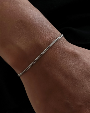 Pulseira De Prata Grumet 2 MM Clássica e Moderna