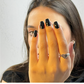 Anel Coração Regulável em Prata Amor e Elegância