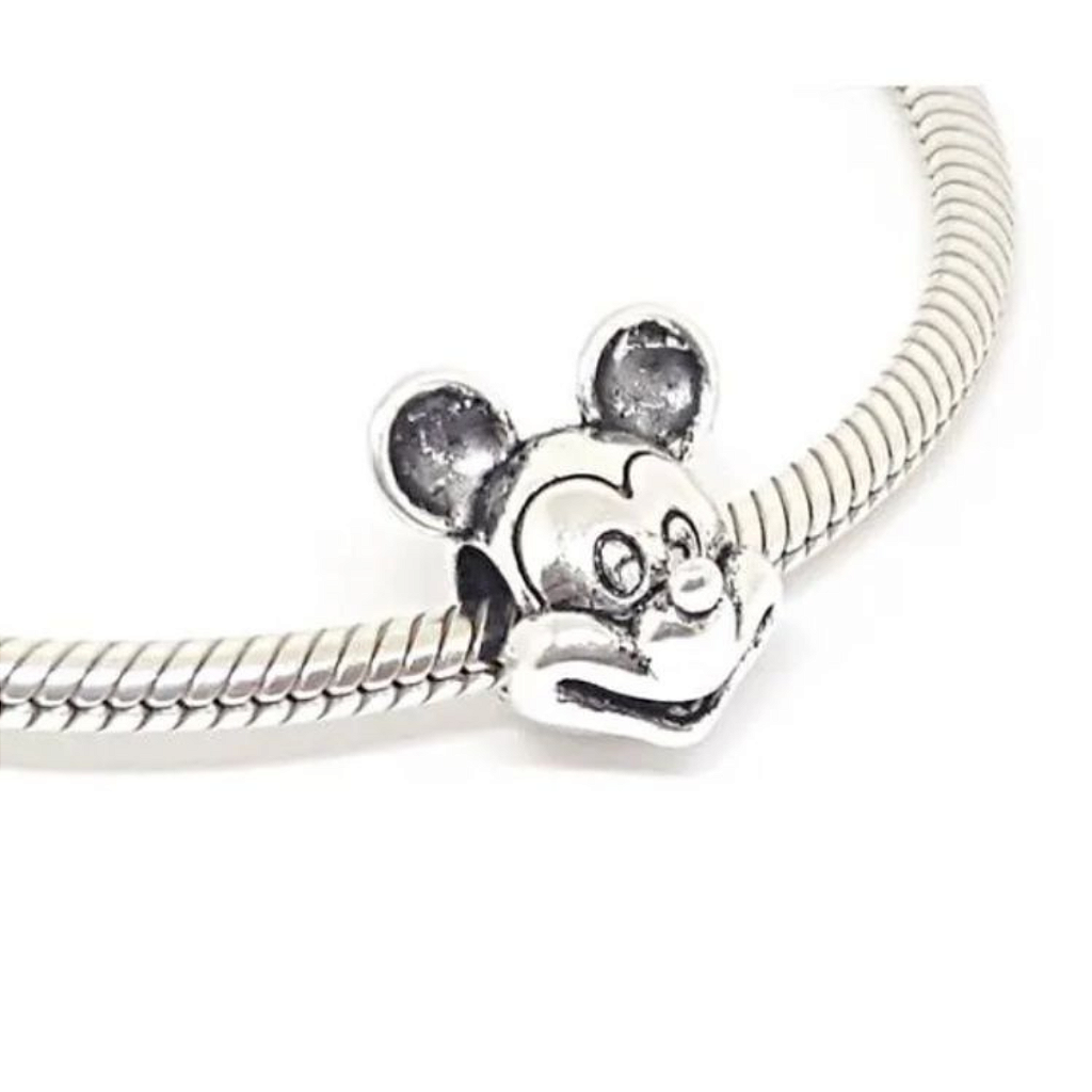 Berloque De Prata Mickey Mouse Encante-se Pela Magia Em Prata 925