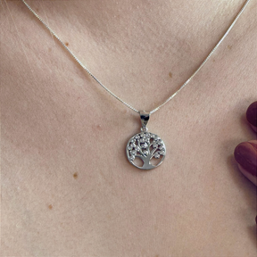 Colar De Prata Árvore Da Vida Beleza e Simbolismo em Cada Detalhe