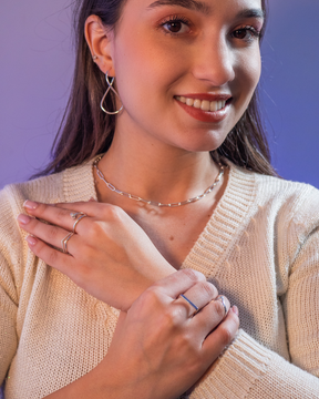 Colar De Prata Inspiração Cartier Elegância Clássica 45 cm