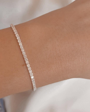 Pulseira Riviera De Prata Elegância Versátil