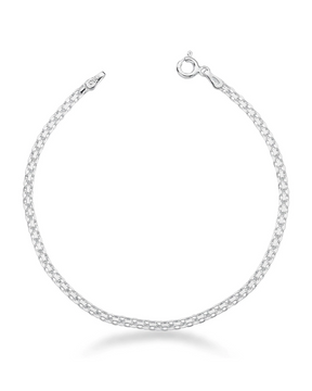 Pulseira de Prata Bismark Elegância e Sofisticação em Cada Elo