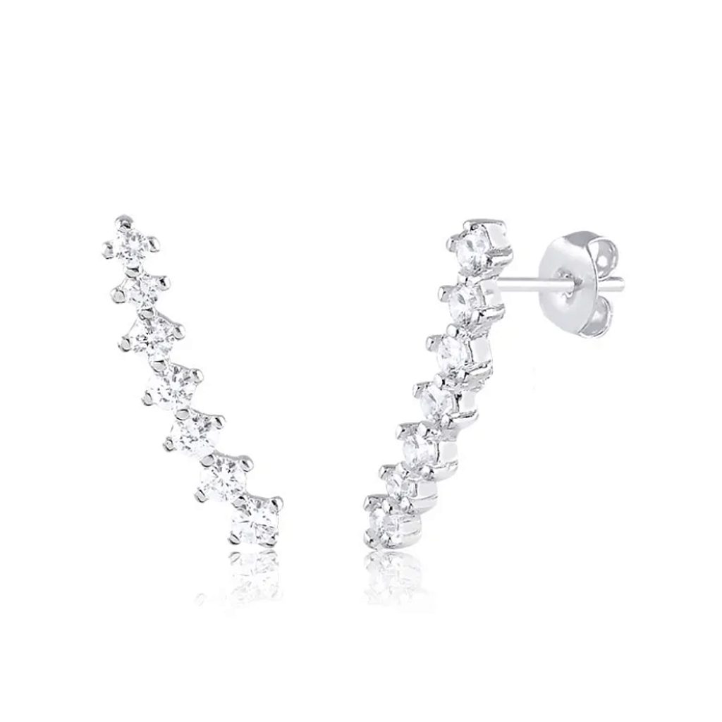 Ear Cuff De Prata Riveira Glamour e Elegância