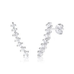 Ear Cuff De Prata Riveira Glamour e Elegância