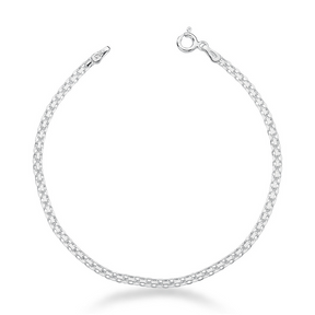 Pulseira de Prata Bismark Elegância e Sofisticação em Cada Elo