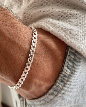 Pulseira De Prata Grumet 5MM Sofisticação e Estilo