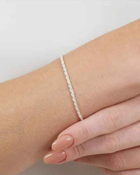Pulseira Cordão Baiano De Prata Estilo e Sofisticação