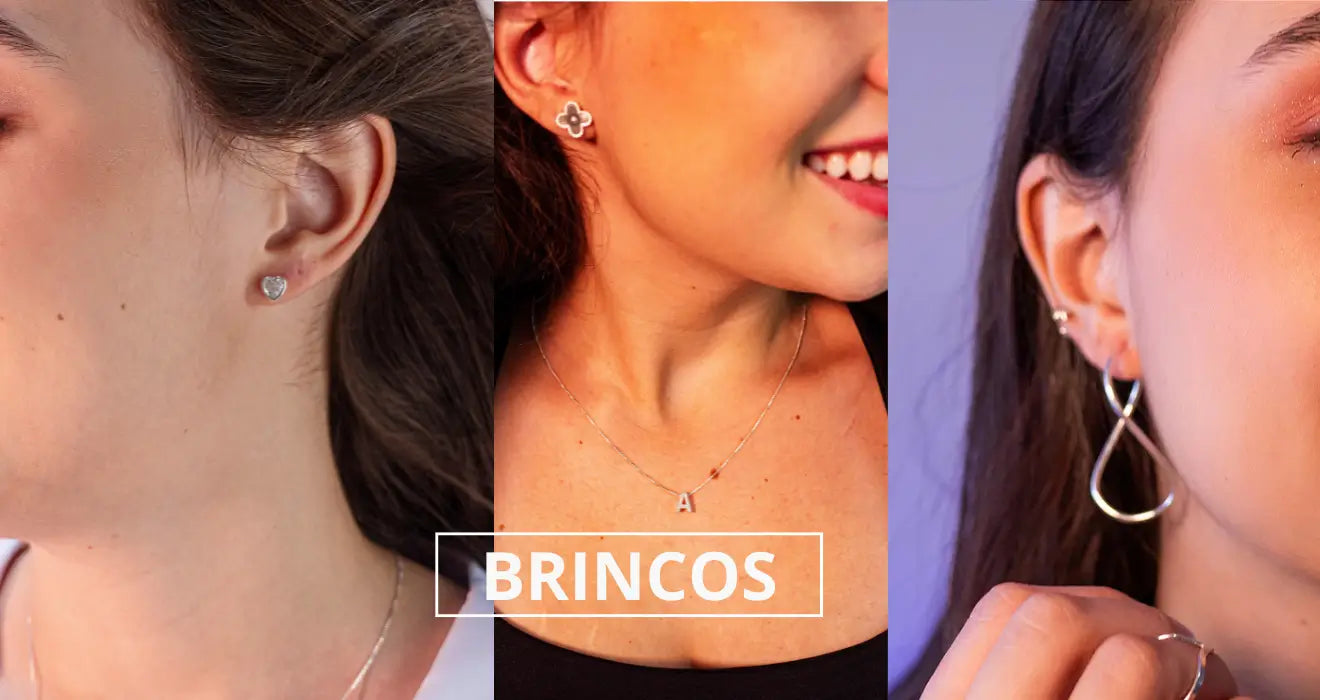 brincos karina pratas