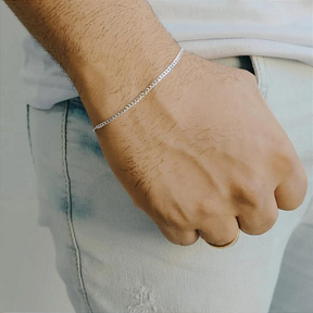 Pulseira De Prata Grumet 2 MM Clássica e Moderna