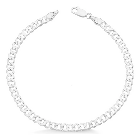 Pulseira De Prata Grumet 5MM Sofisticação e Estilo