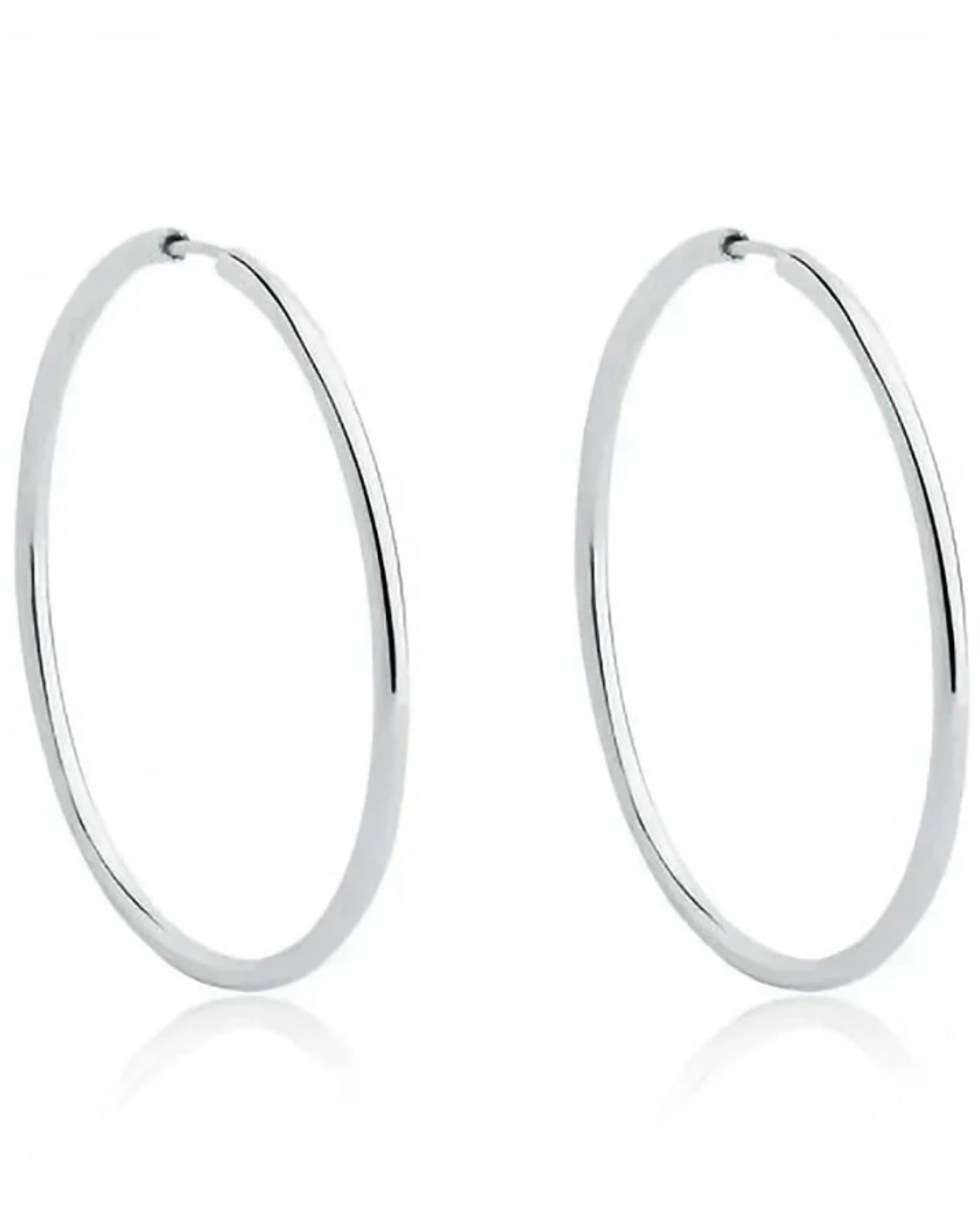 Argola Fio Quadrado Prata 925