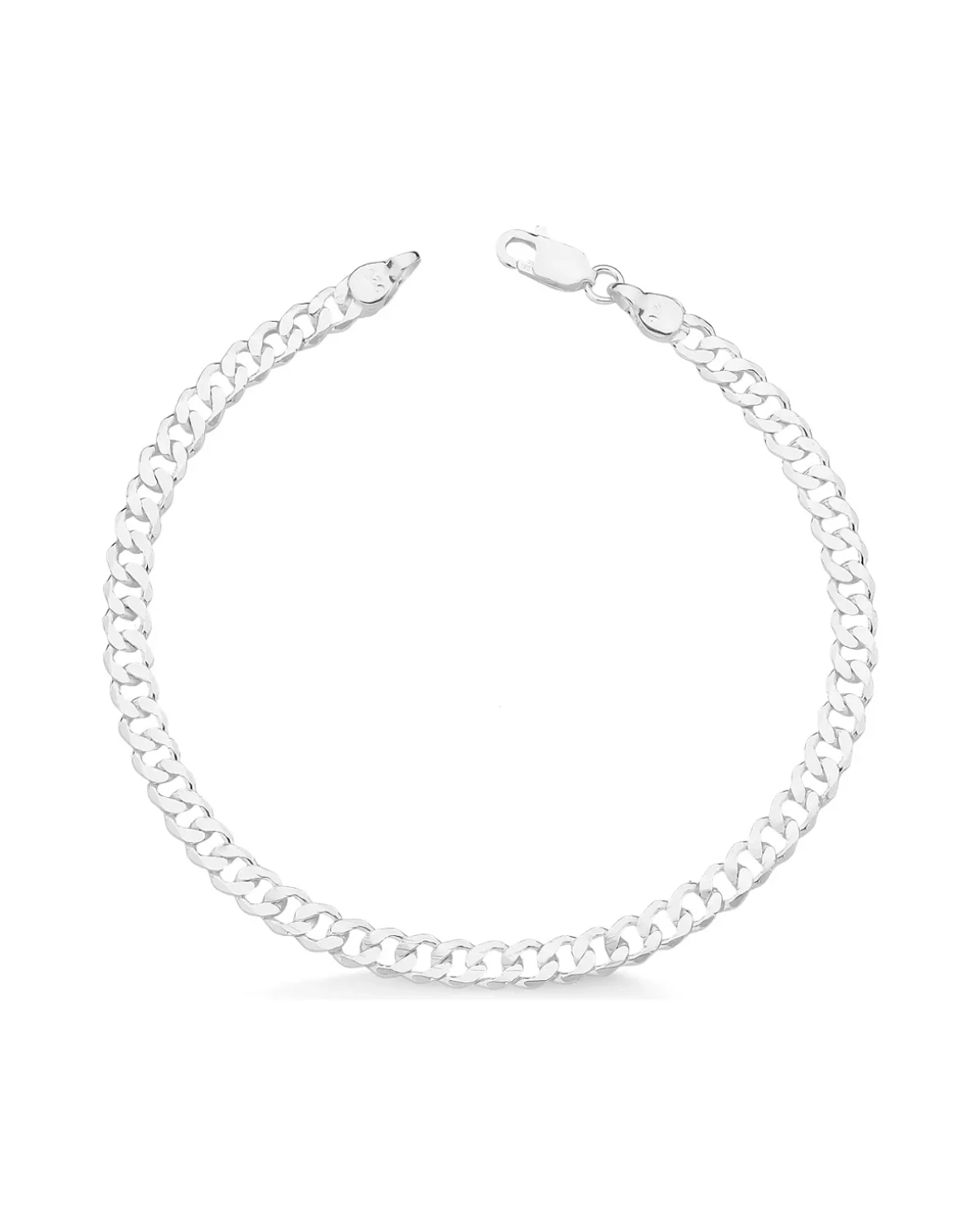 Pulseira De Prata Grumet 5MM Sofisticação e Estilo