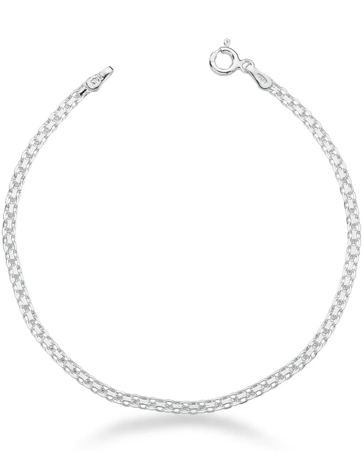 Pulseira de Prata Bismark Elegância e Sofisticação em Cada Elo