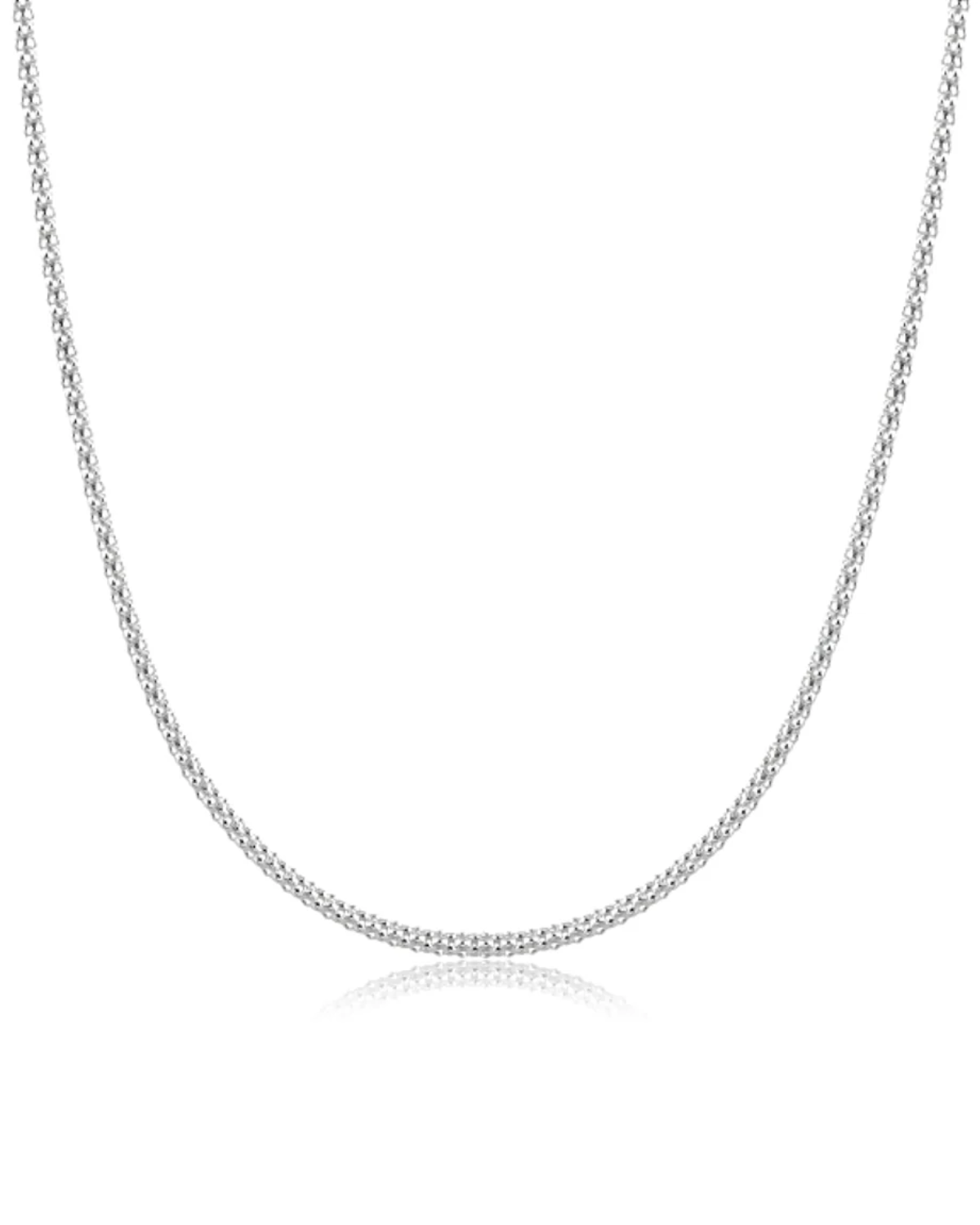 Colar Pipoca Prata 925