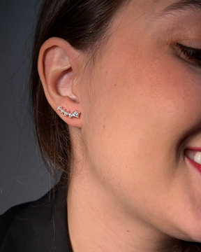 Brinco Ear Cuff Riveira Prata 925