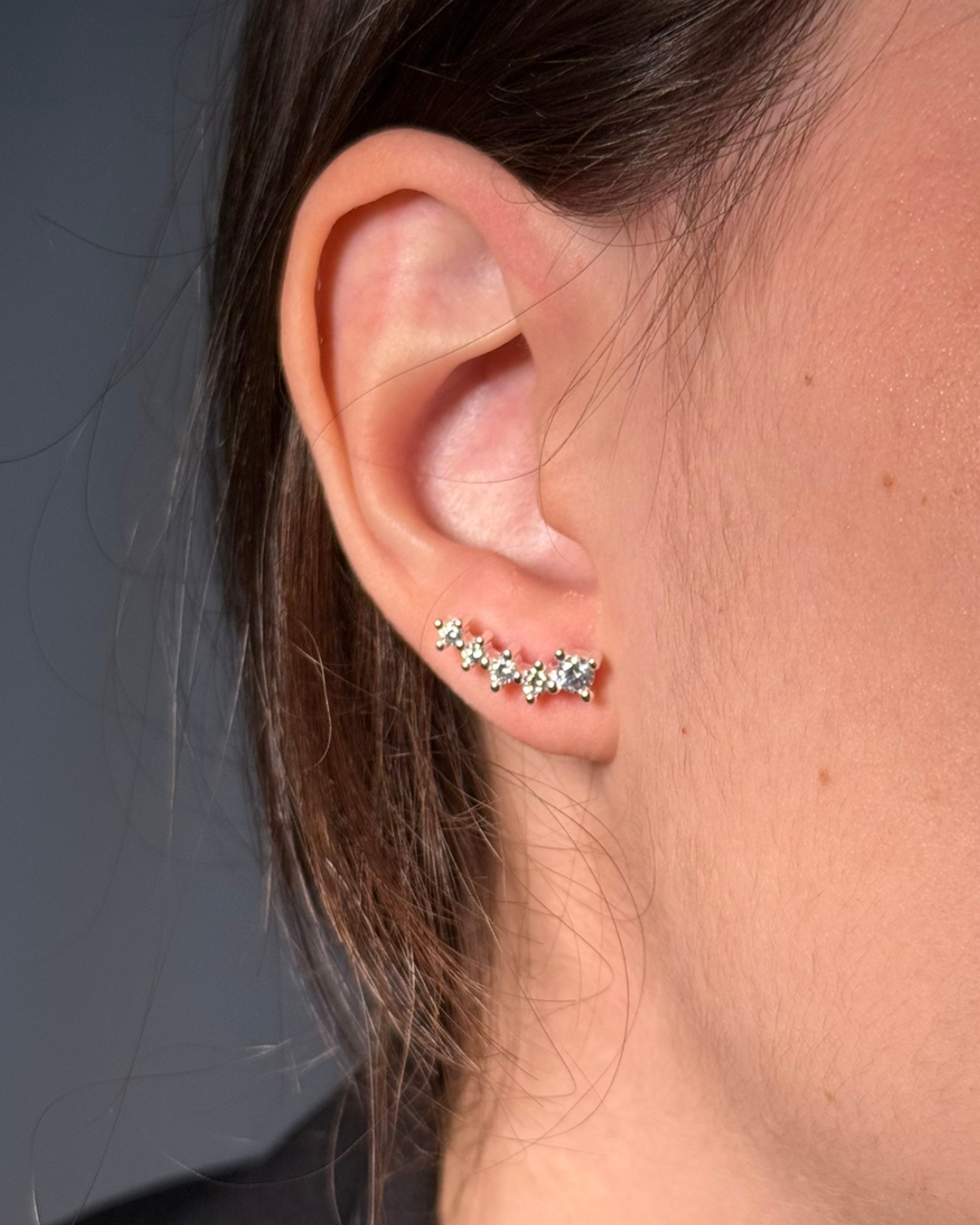 Brinco Ear Cuff Riveira Prata 925