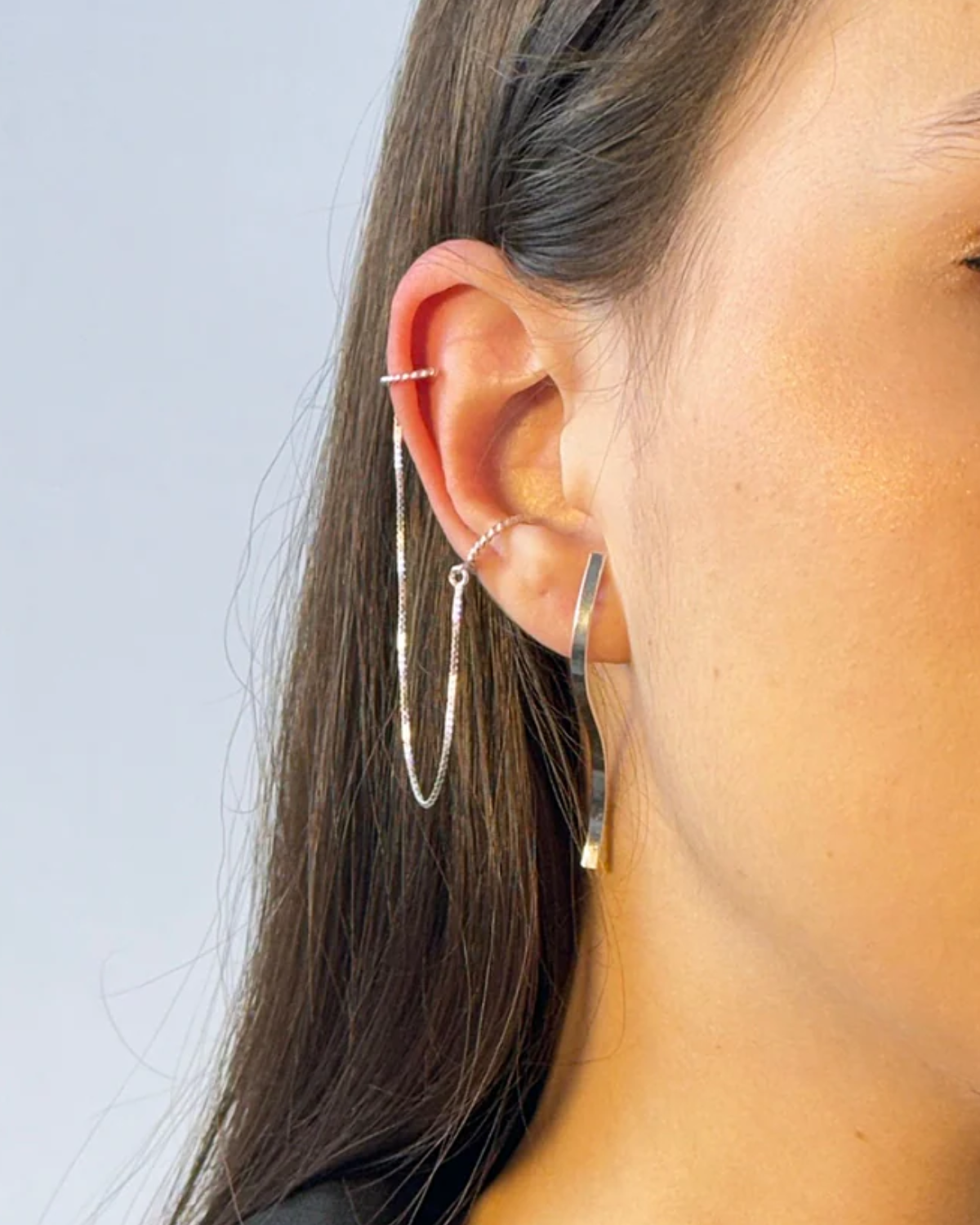 Brinco Piercing Prata 925