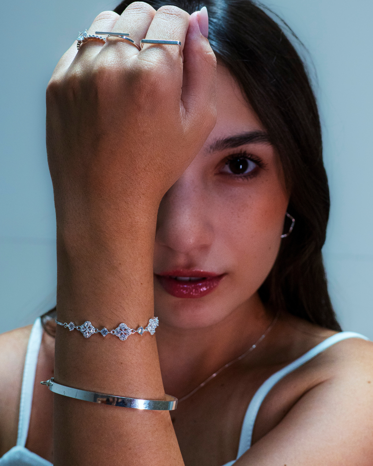 Bracelete Fio Quadrado 6 mm Prata 925
