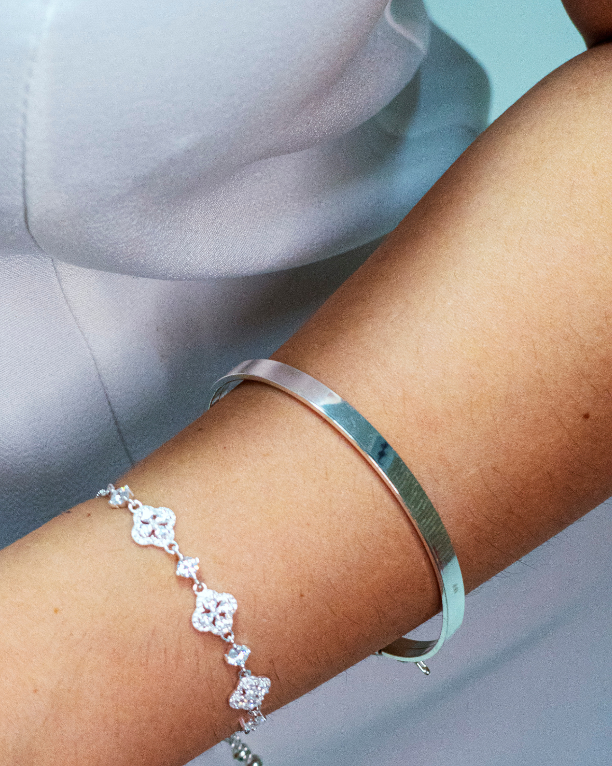 Bracelete Fio Quadrado 6 mm Prata 925