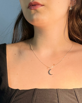 Colar Lua em Prata 925
