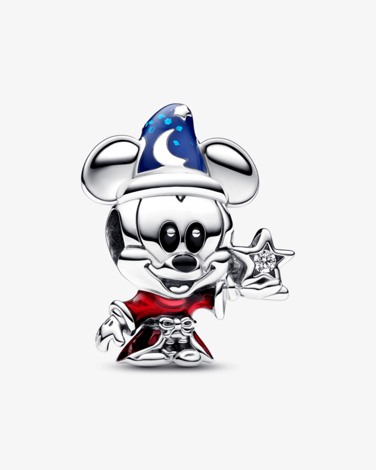 Berloque Mickey Feiticeiro Prata 925