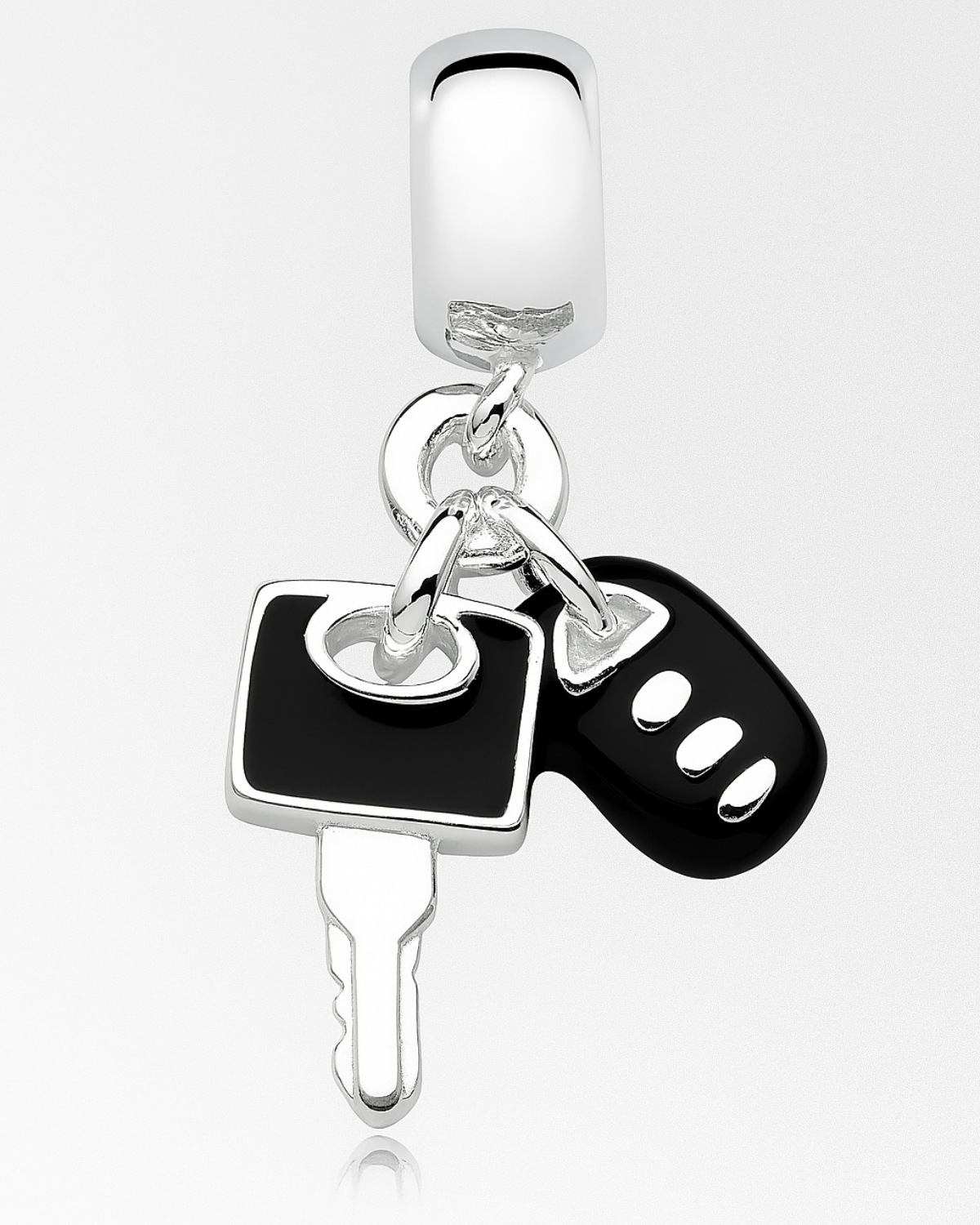 Berloque Chave de Carro Prata 925