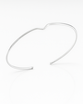Bracelete Fio V Regulável  Prata 925