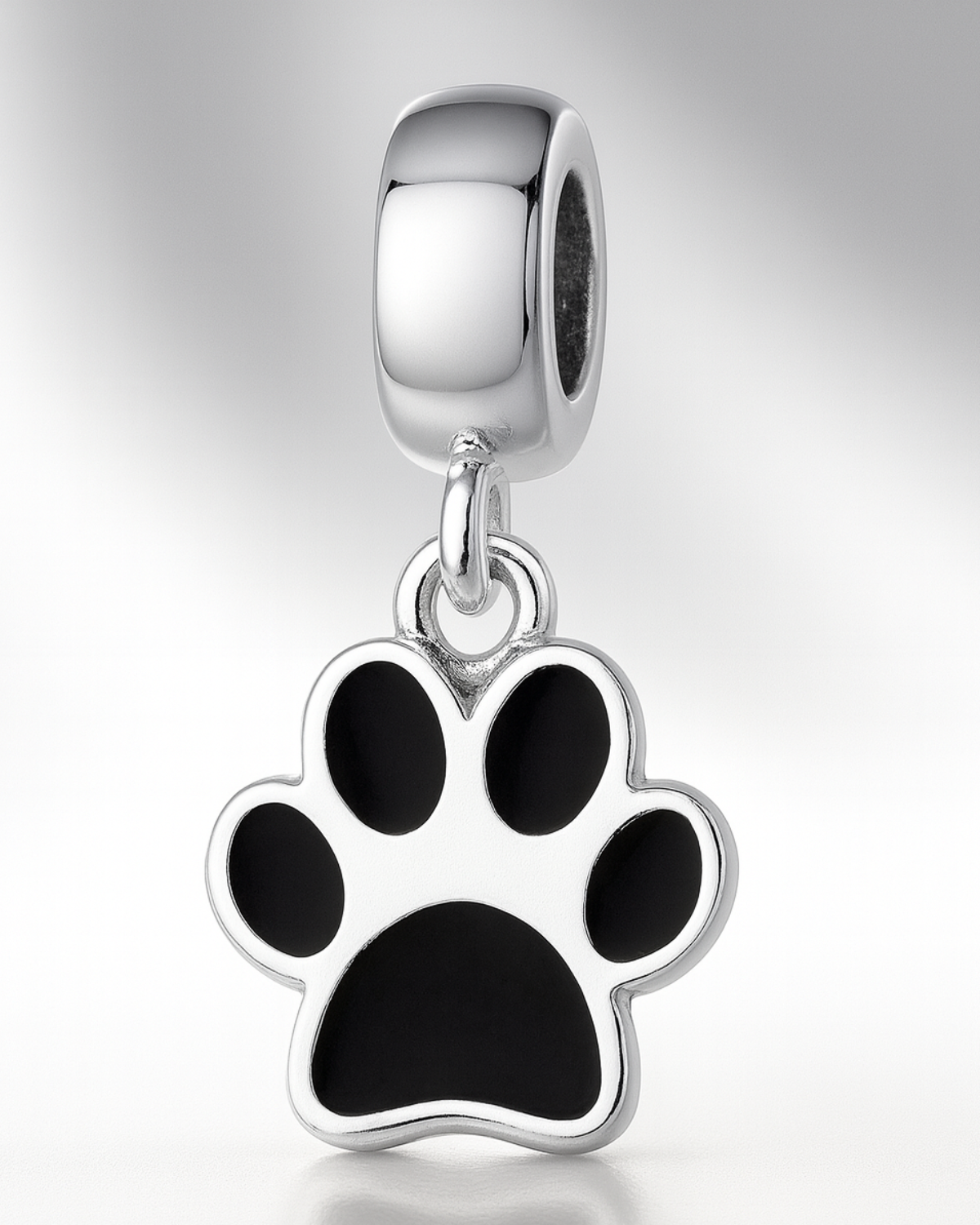 Berloque Pata de Cachorro Prata 925