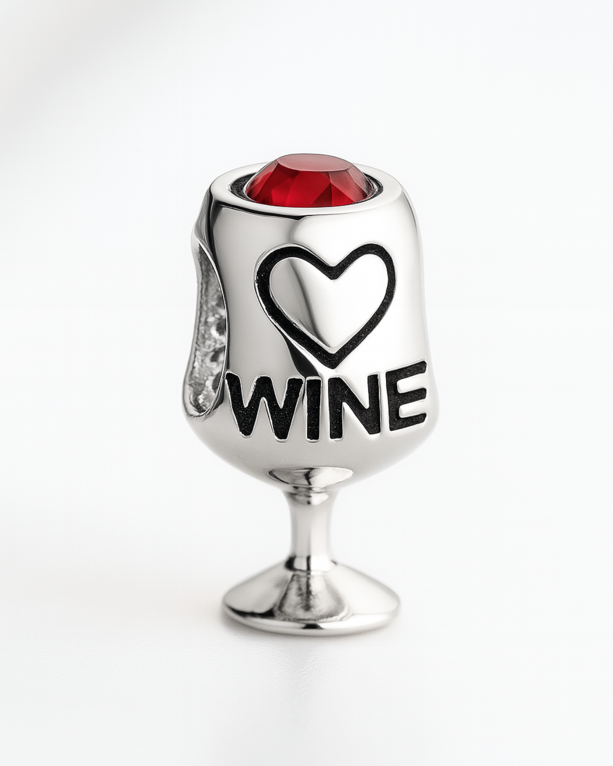 Berloque Taça de Vinho Prata 925