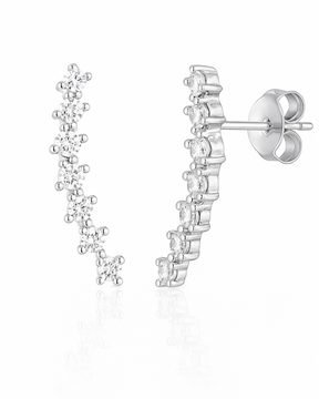 Brinco Ear Cuff Riveira Prata 925