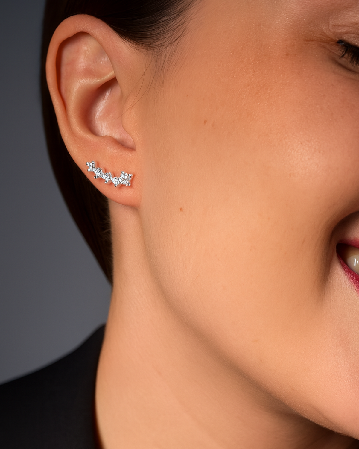 Brinco Ear Cuff Riveira Prata 925