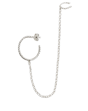 Brinco Piercing Argola Prata 925